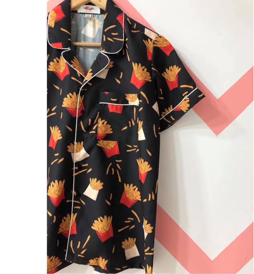French Fries Pj Set