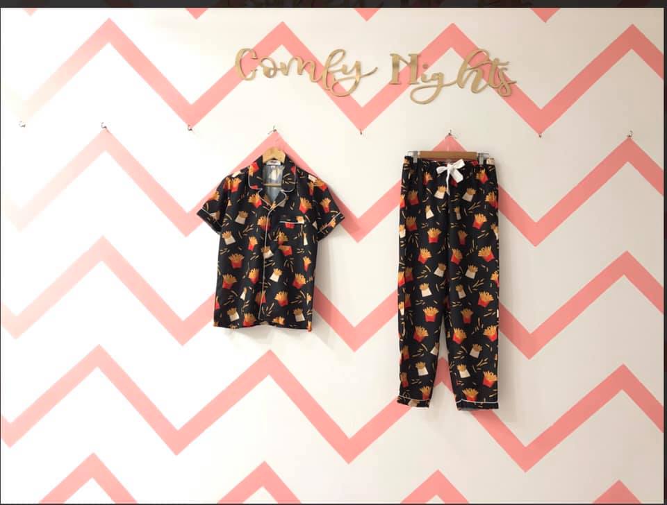 French Fries Pj Set