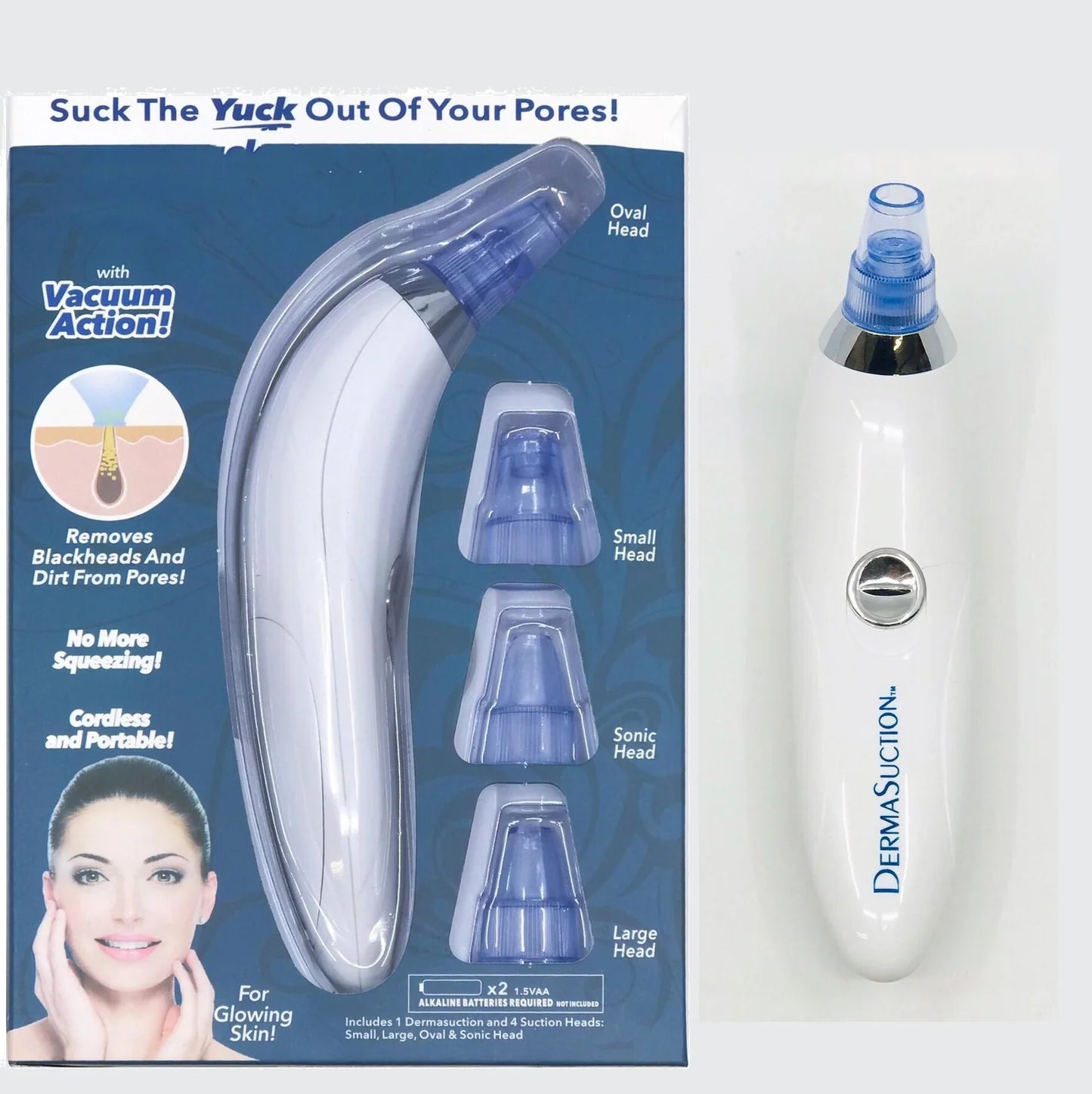 Derma Suction Vacuum Blackhead Remover Pore Cleaner Electric Nose Face Deep Cleaning Skin Care Machine Aspirator Point Skin Care Tool Beauty