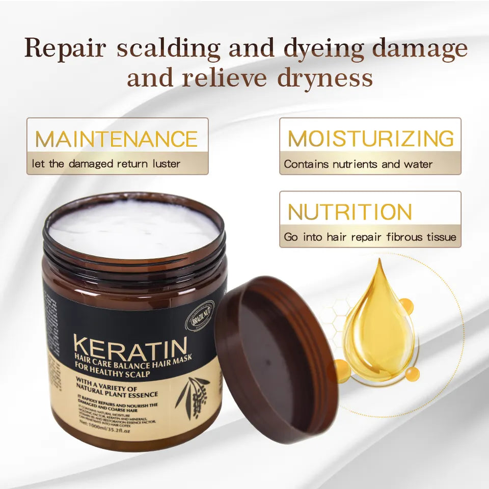 Keratin Hair Care Balance Hair Mask & Hair Treatment β (500ml)