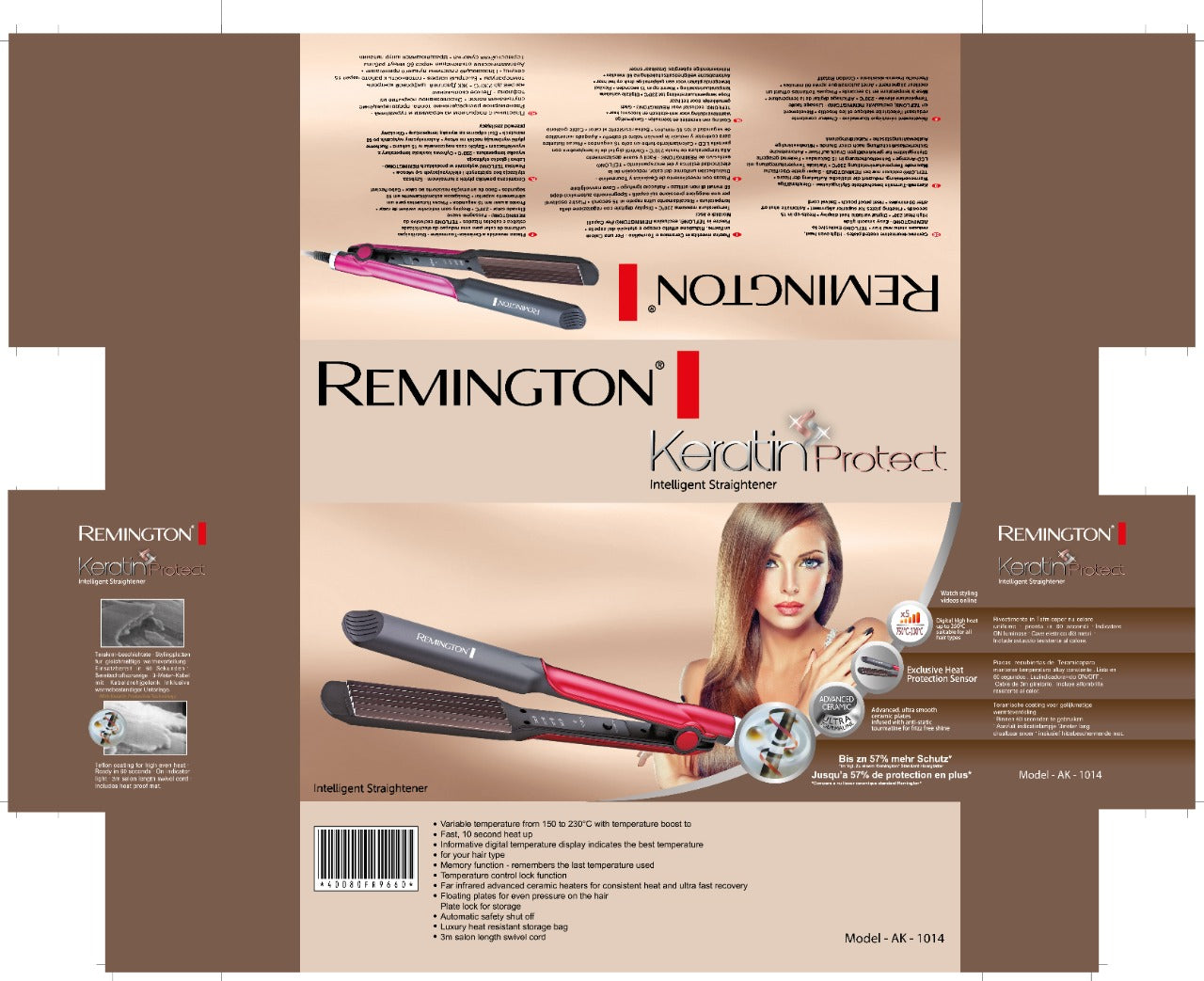 Remington Crimper Digital β Keratin Protect Intelligent Straightener