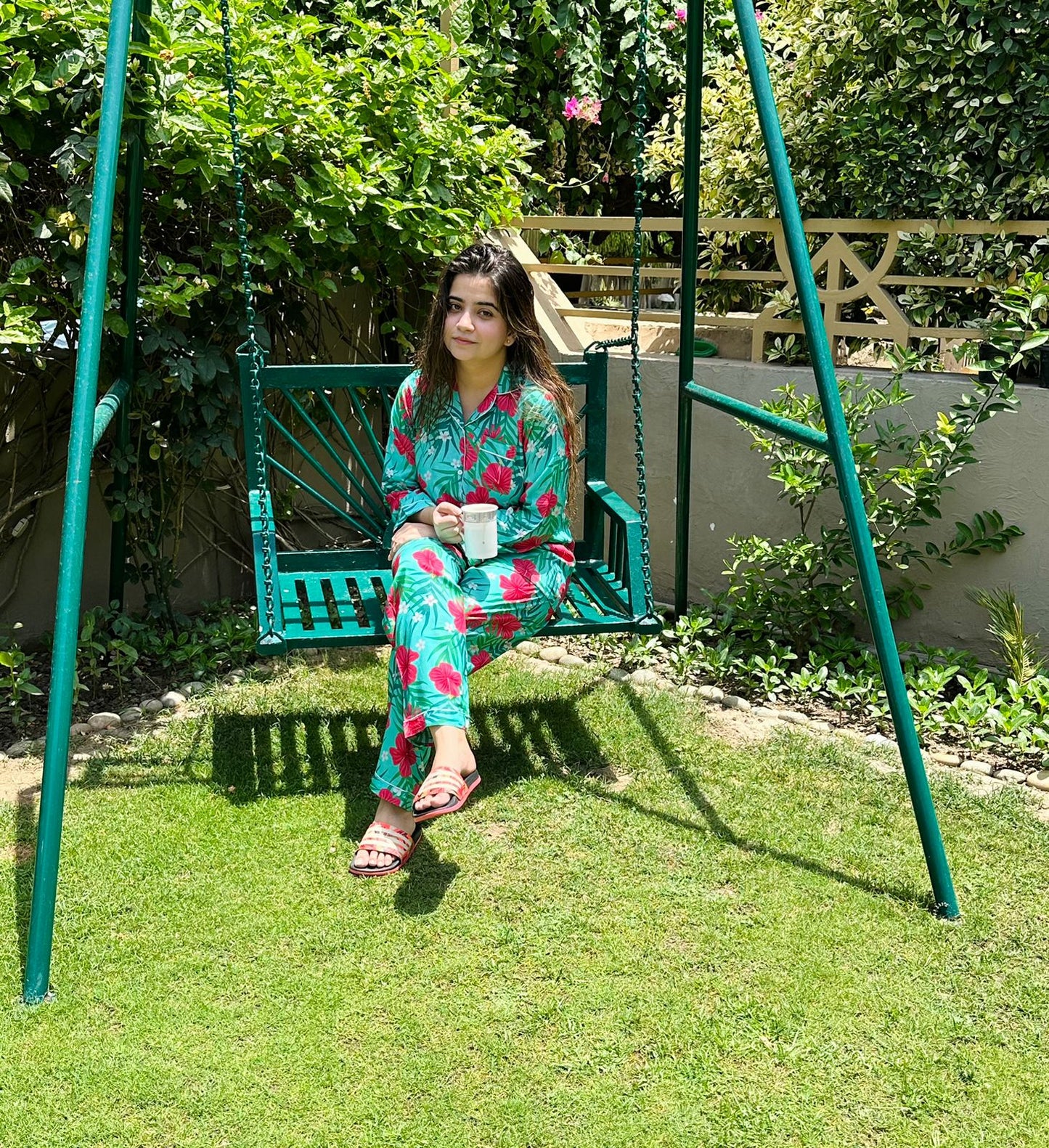 Pink Floral Pjs