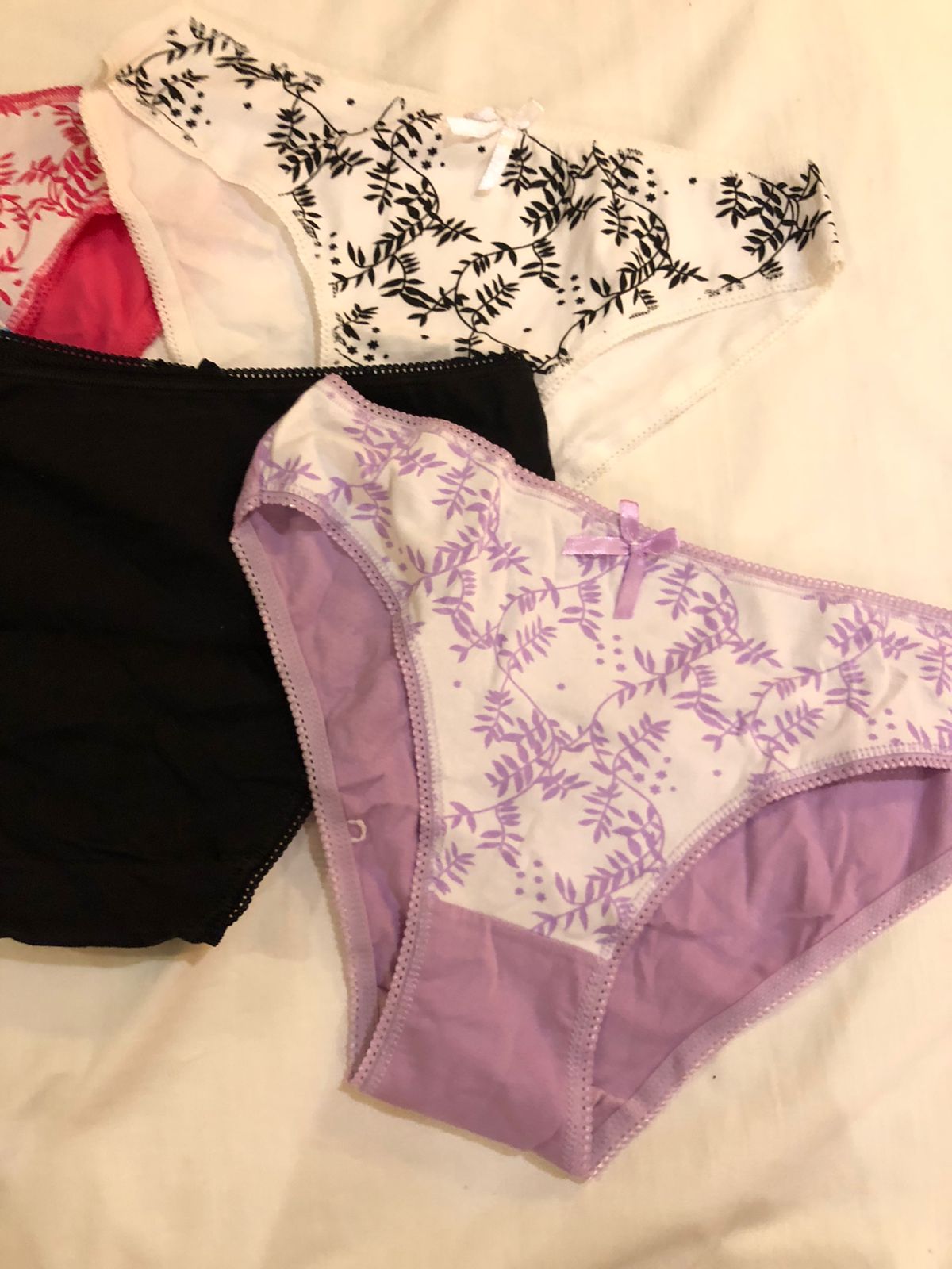 Floral Printed Pack of 5 Soft Cotton Panties