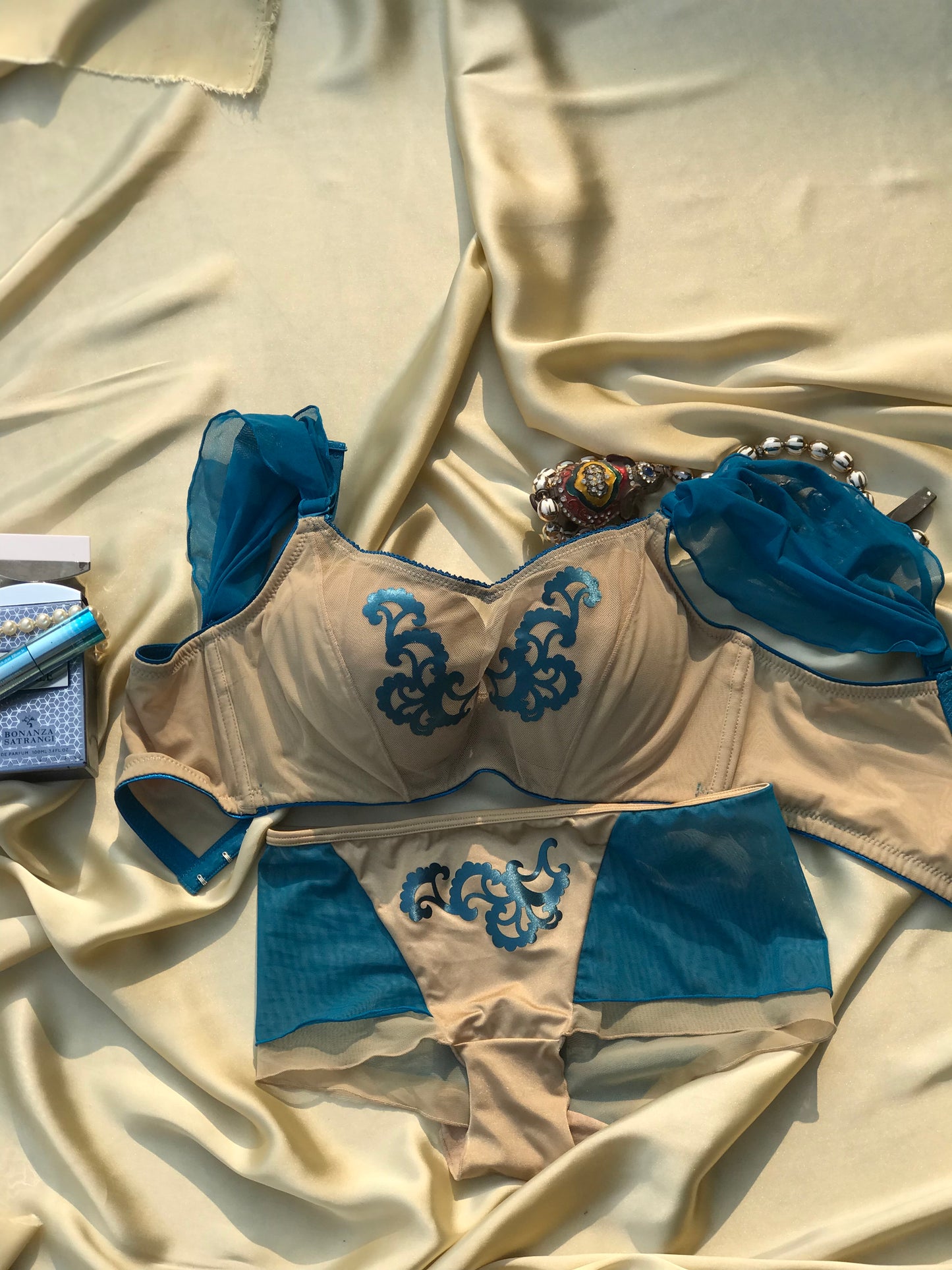 Printed soft Pushup Bra