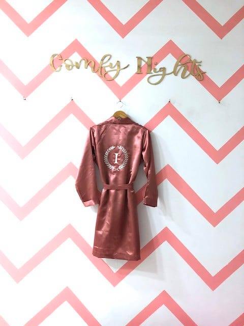 Personalize Satin Robe + Pj Set
