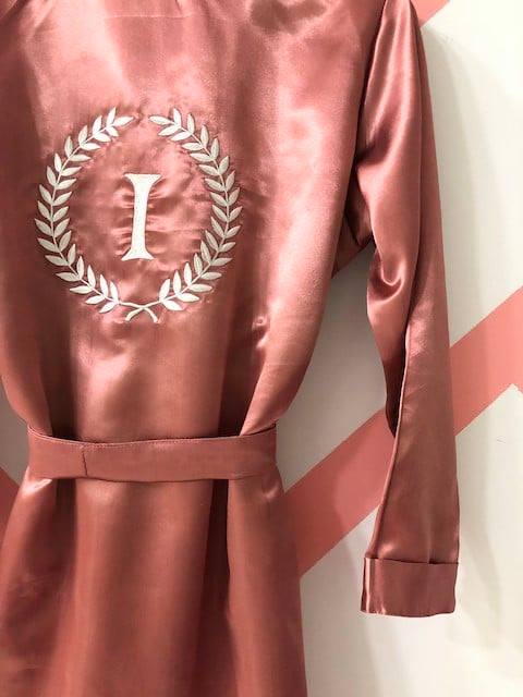 Personalize Satin Robe + Pj Set