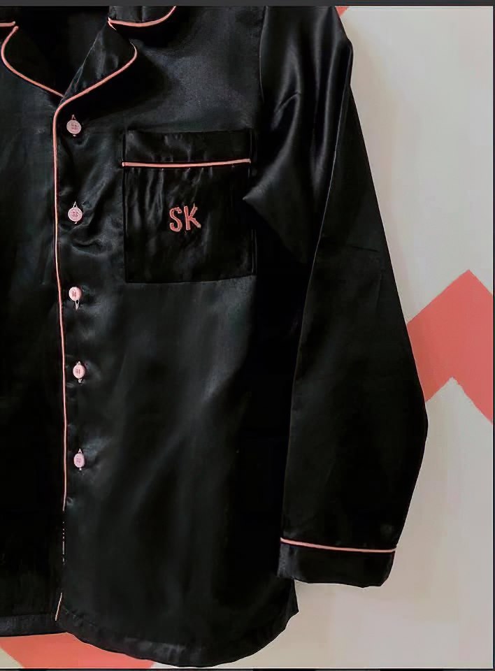 Personalize Satin Robe + Pj Set