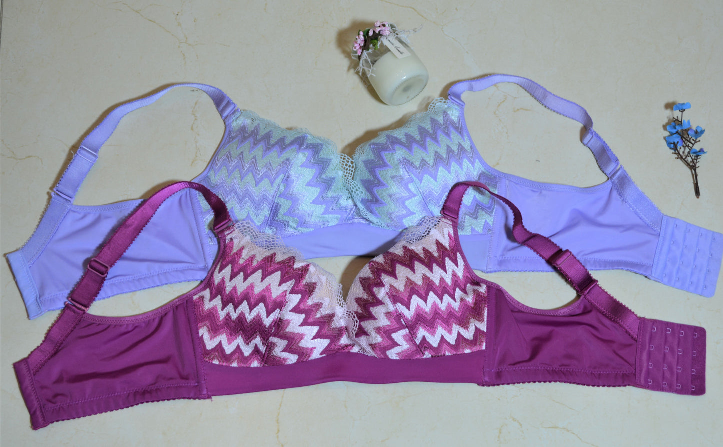 Full Embroidered Padded Bra