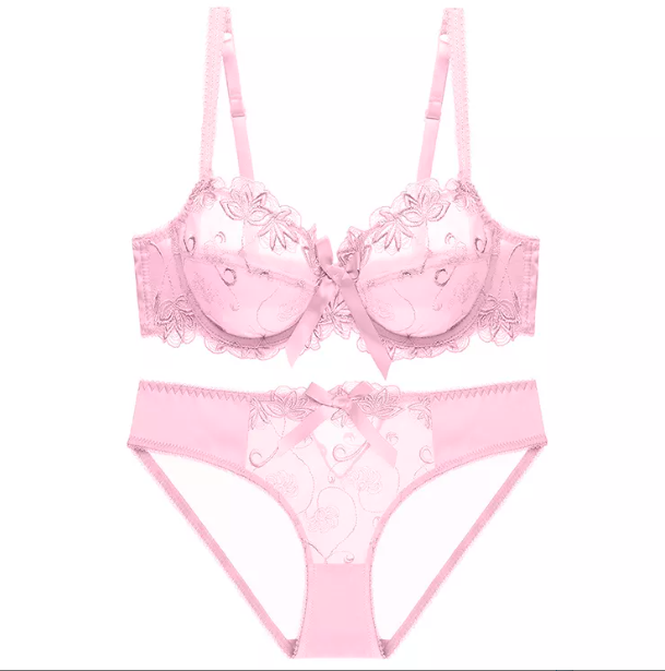 Hot & Sexy Net and Lace Bra Set