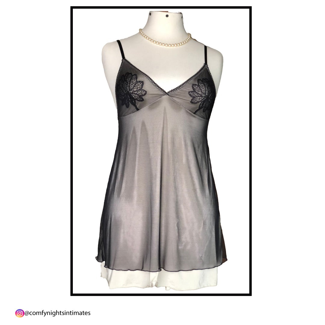 Fancy Soft Net Nighty