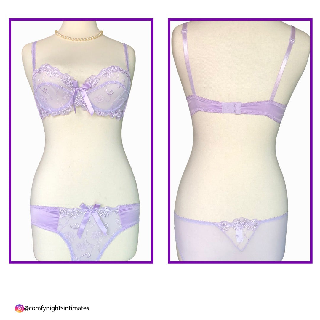 Hot & Sexy Net and Lace Bra Set