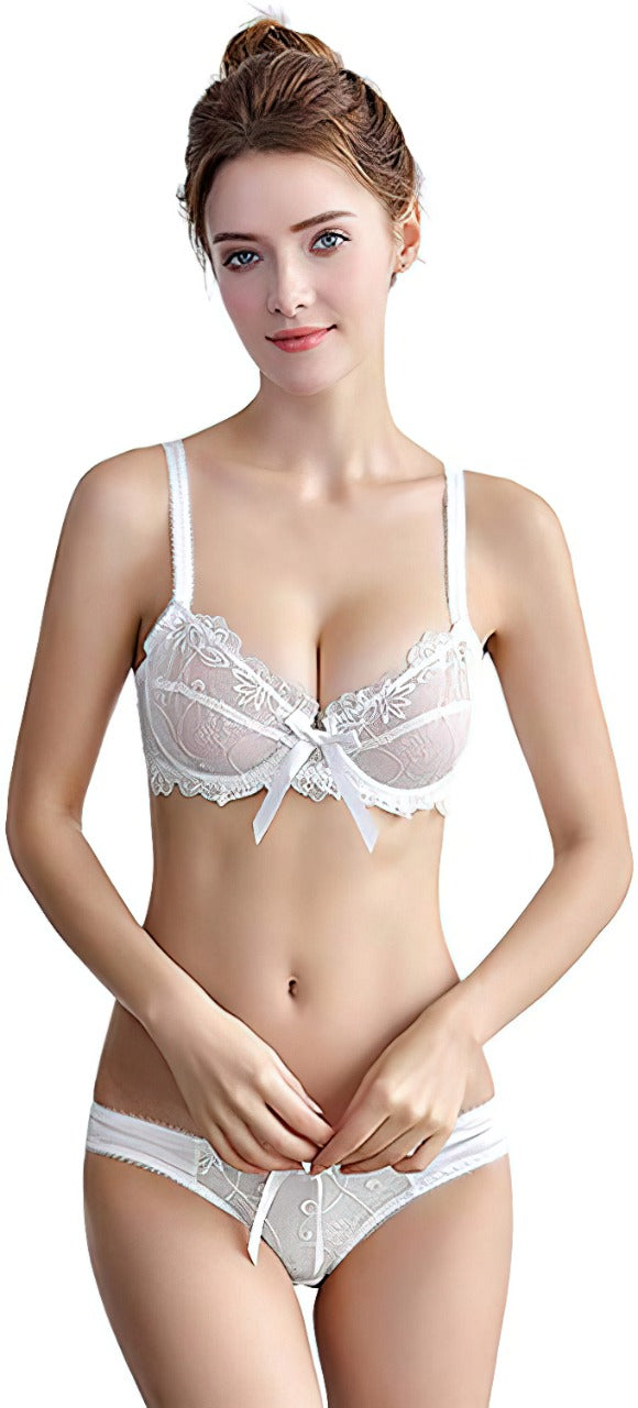 Hot & Sexy Net and Lace Bra Set