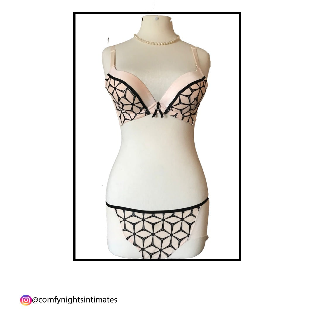 Heavy Pushup Bra Set