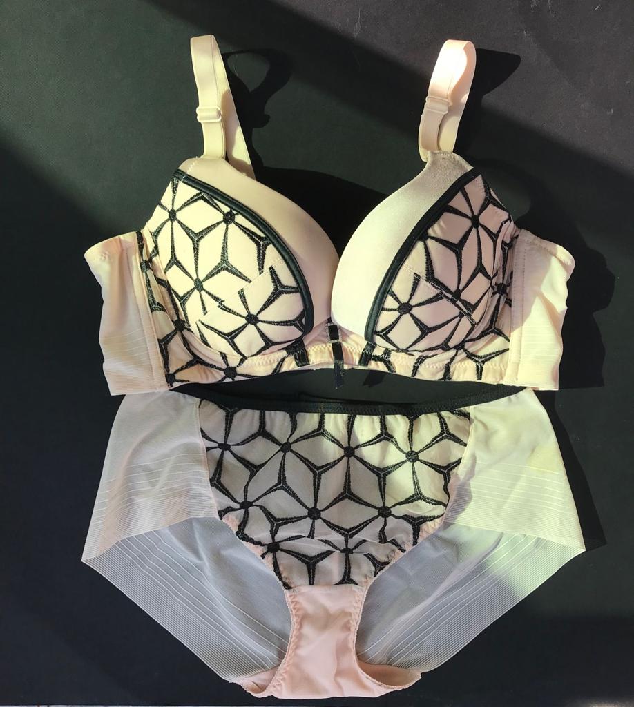 Heavy Pushup Bra Set