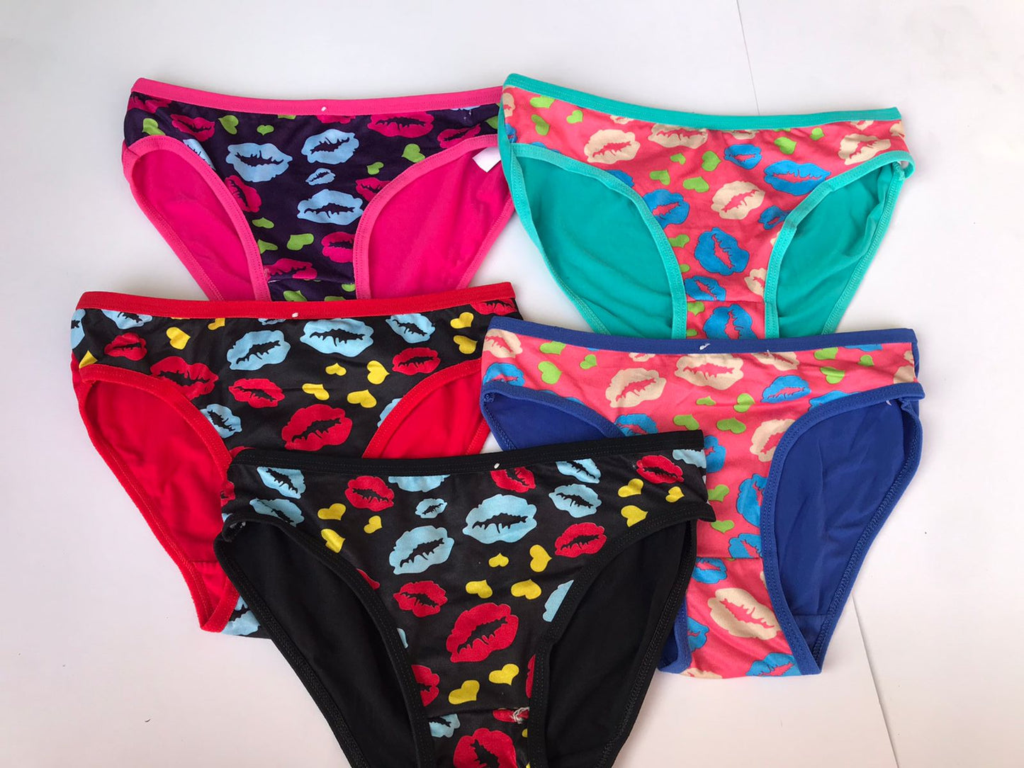 Pack of 5 Soft Cotton Colorful Panties