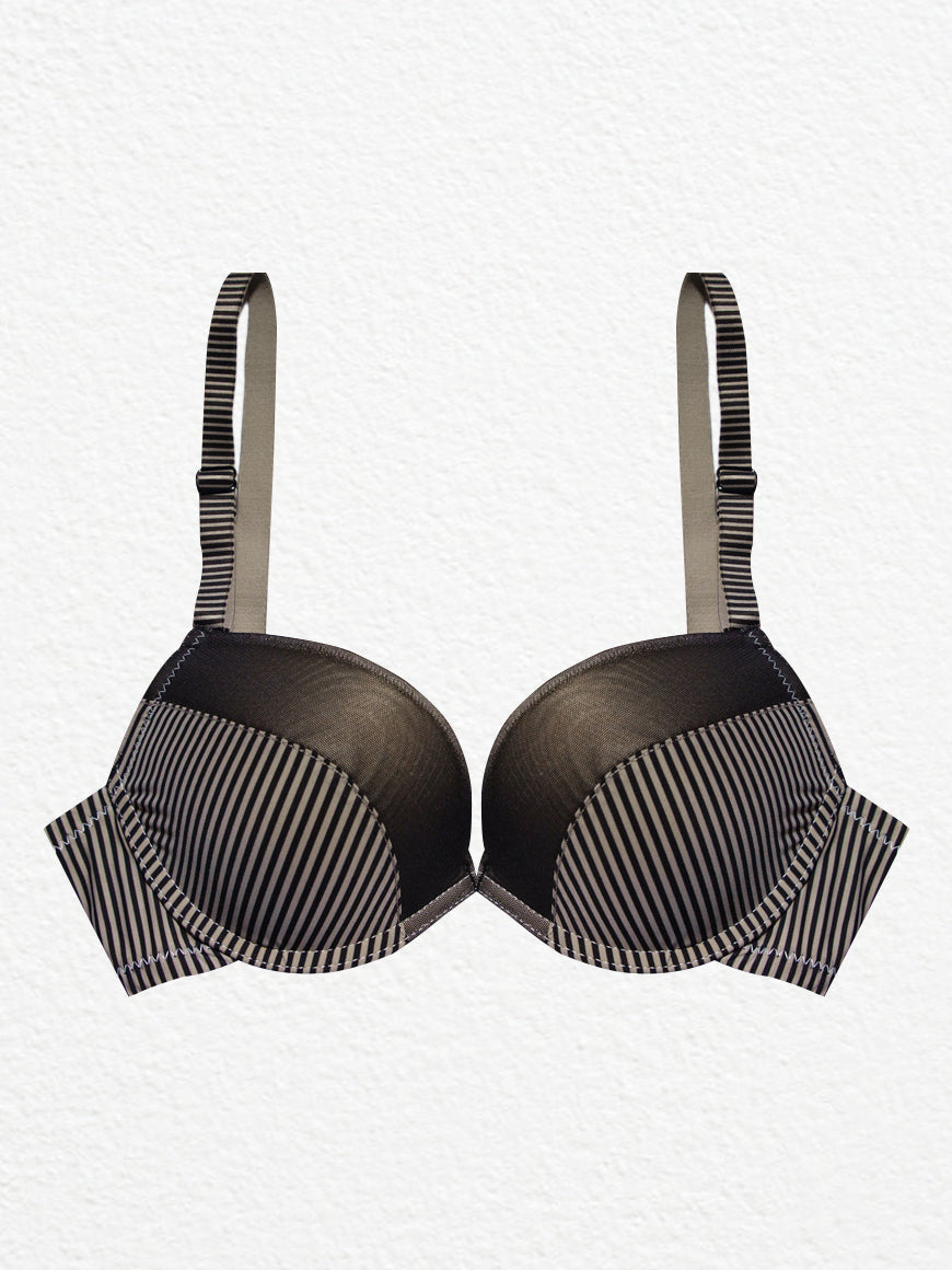 Lines Wired Bra Set