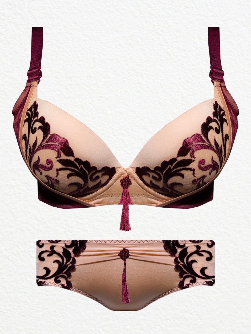 Half Cup Printed Bra