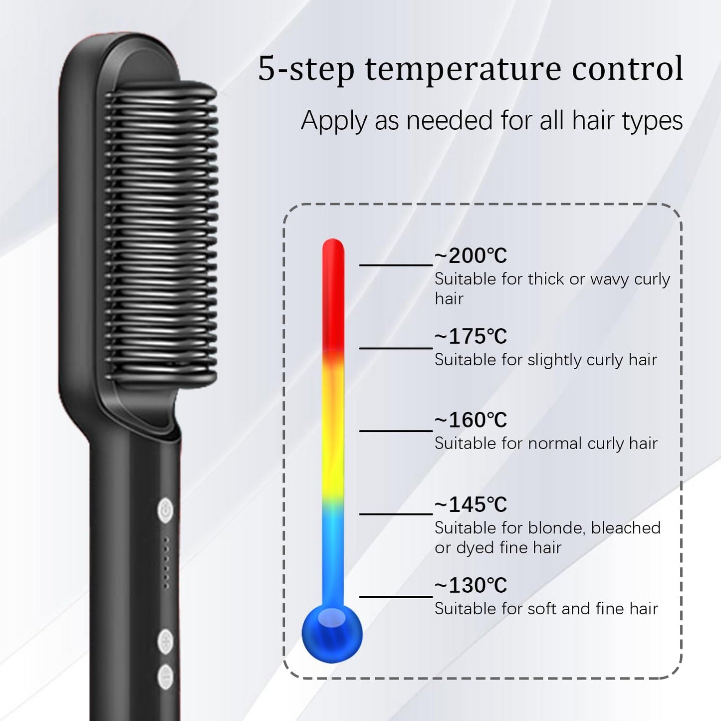Hair Straightener Hair Brush
