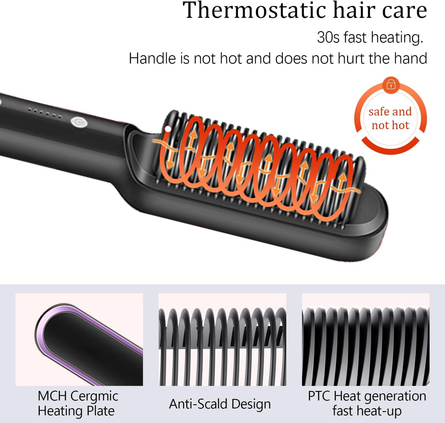 Hair Straightener Hair Brush