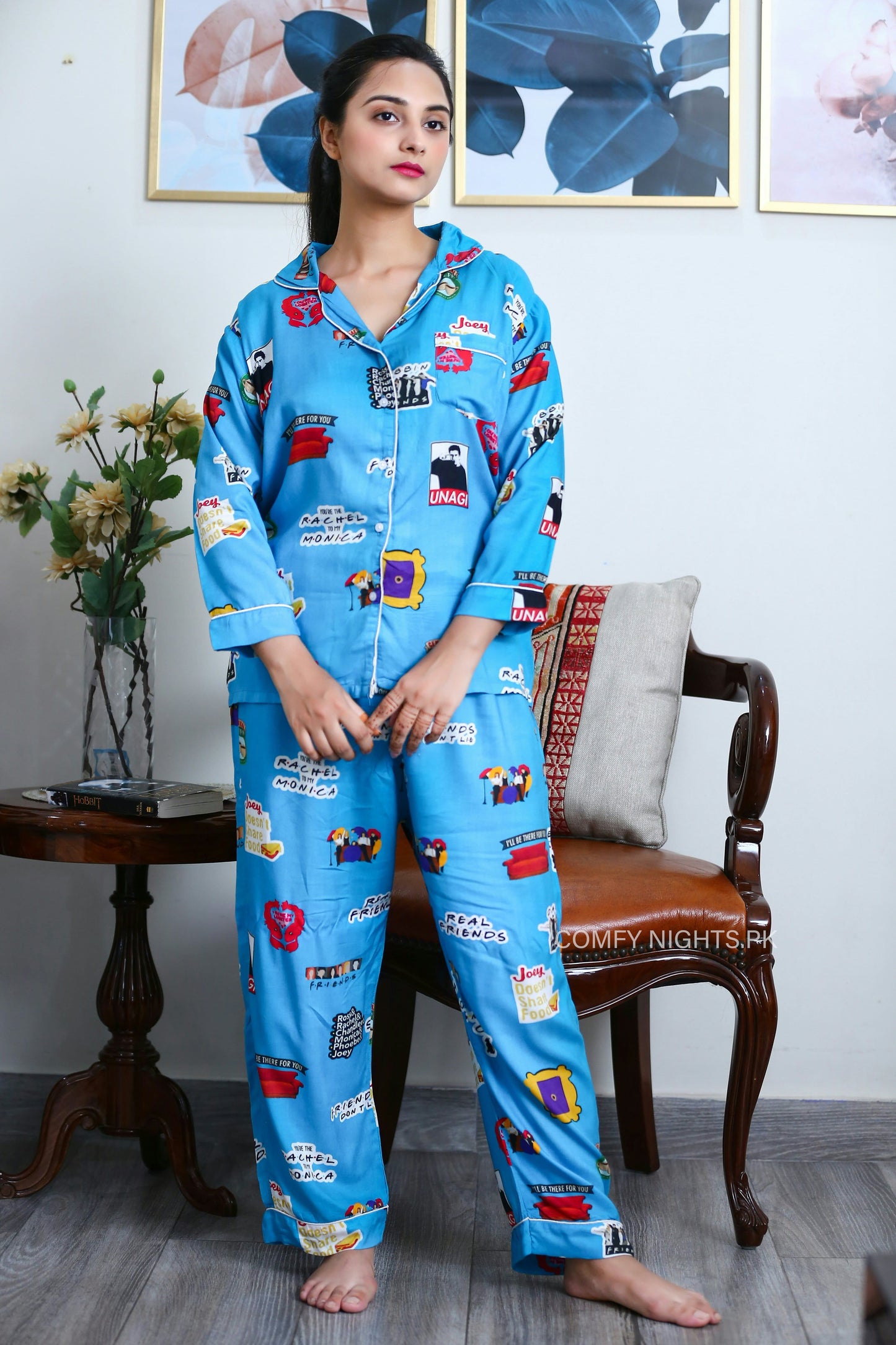 Friends Teal Edition Pj Set