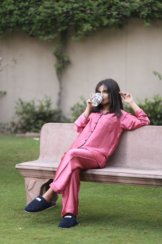 Pink Silk collection Pj set