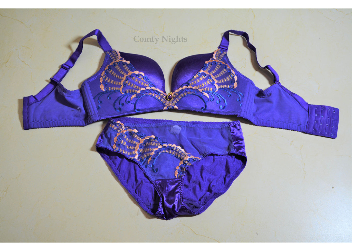 Fancy Pushup Non-Wired Bra Set