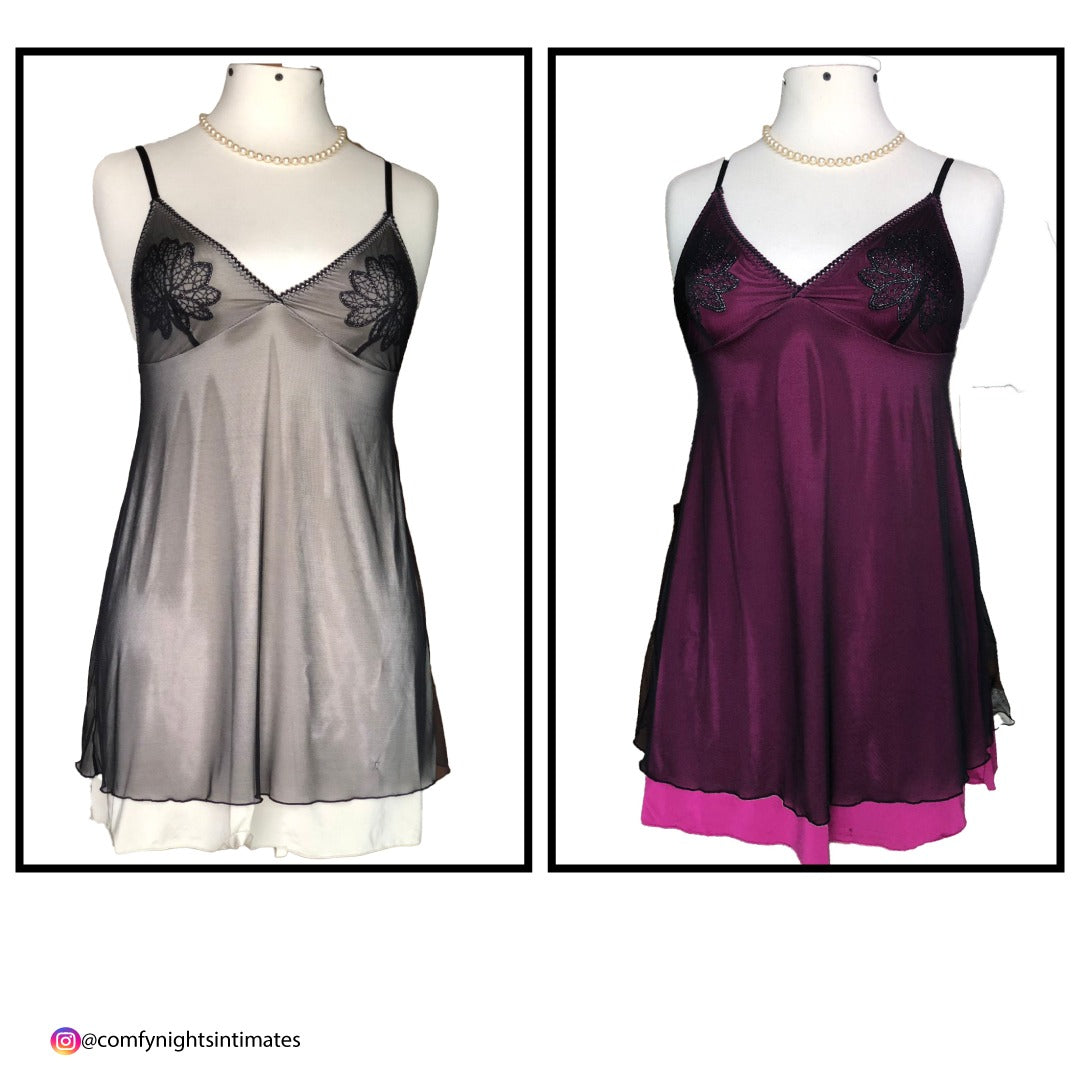 Fancy Soft Net Nighty