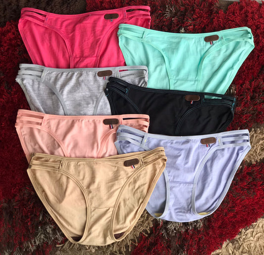 Pack of 5 Different Color Panties