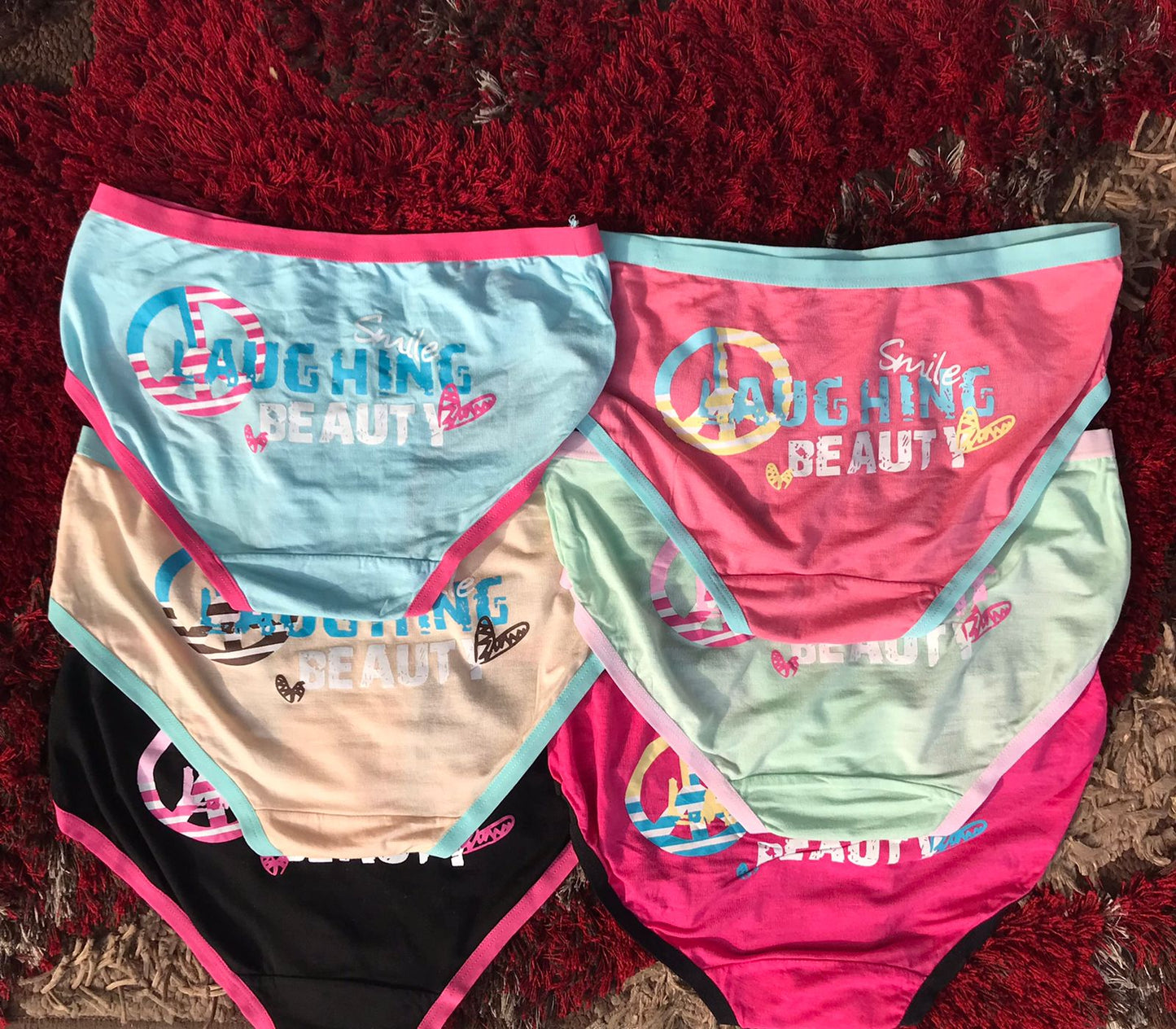 Free Size Colorful Panties Pack of 5
