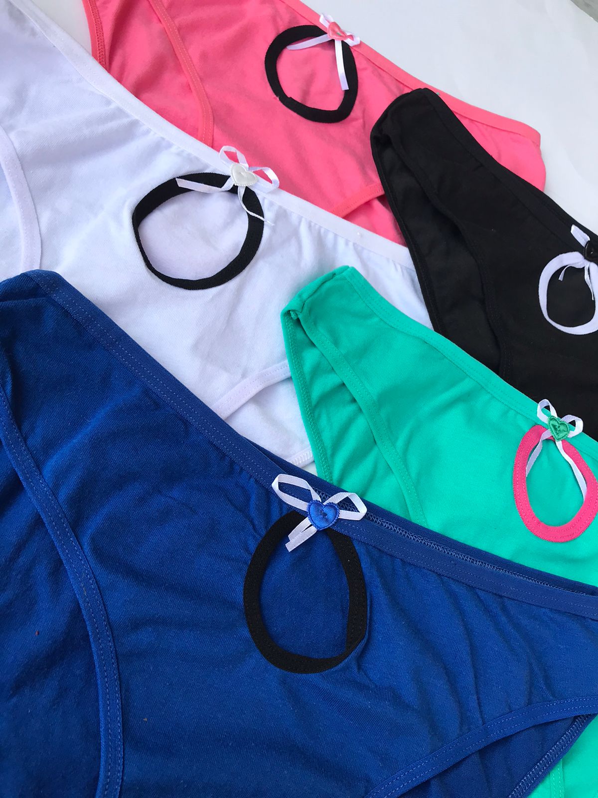 Pack of 5 Different Color Soft Cotton Panties