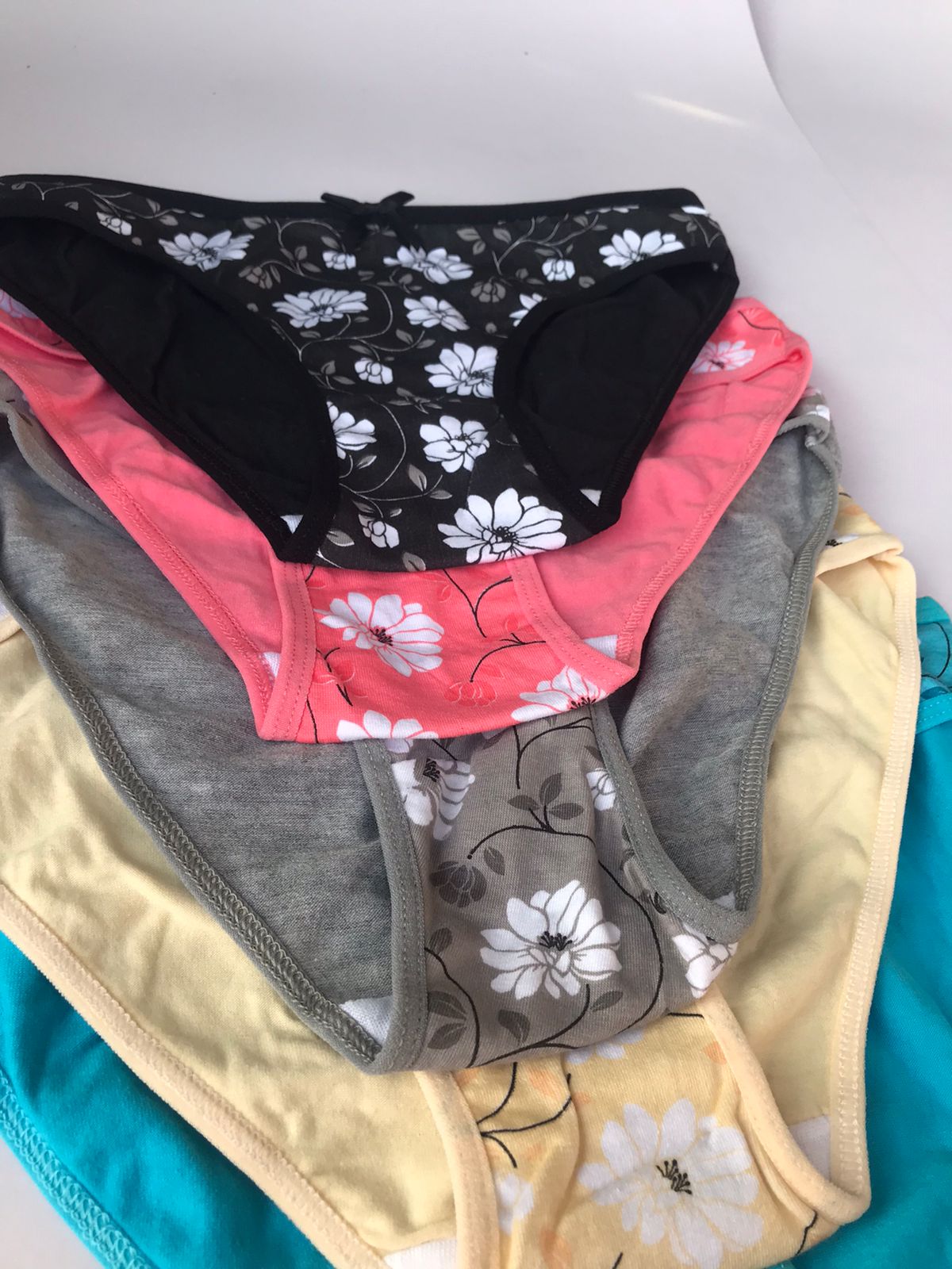 Pack of 5 Floral Soft Cotton Panties